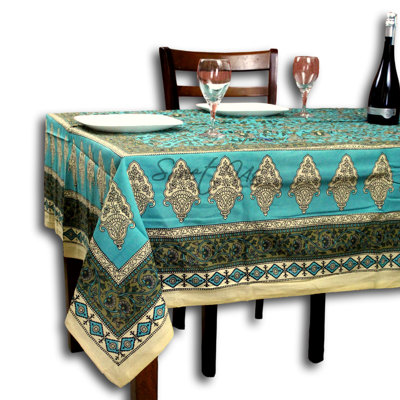 Eternal Floral 100% Cotton Thanksgiving Tablecloth