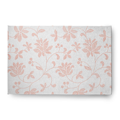 Chenille Floral Indoor Rug