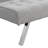 Grey Futon Bed, Wood Frame For Long-Term Use, Stainless Leg Support Multifunctional & Construction, 59.35 Lb Weight-396037422