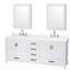 Sheffield 80" Freestanding Double Bathroom Vanity with Quartz Top with Medicine Cabinets-1959831449-1959795170