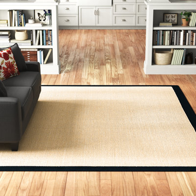 Auckland Jute Maize/Black Area Rug