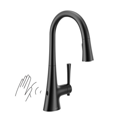 Moen Kurv Single Handle Pulldown Kitchen Faucet with Power Clean Technology