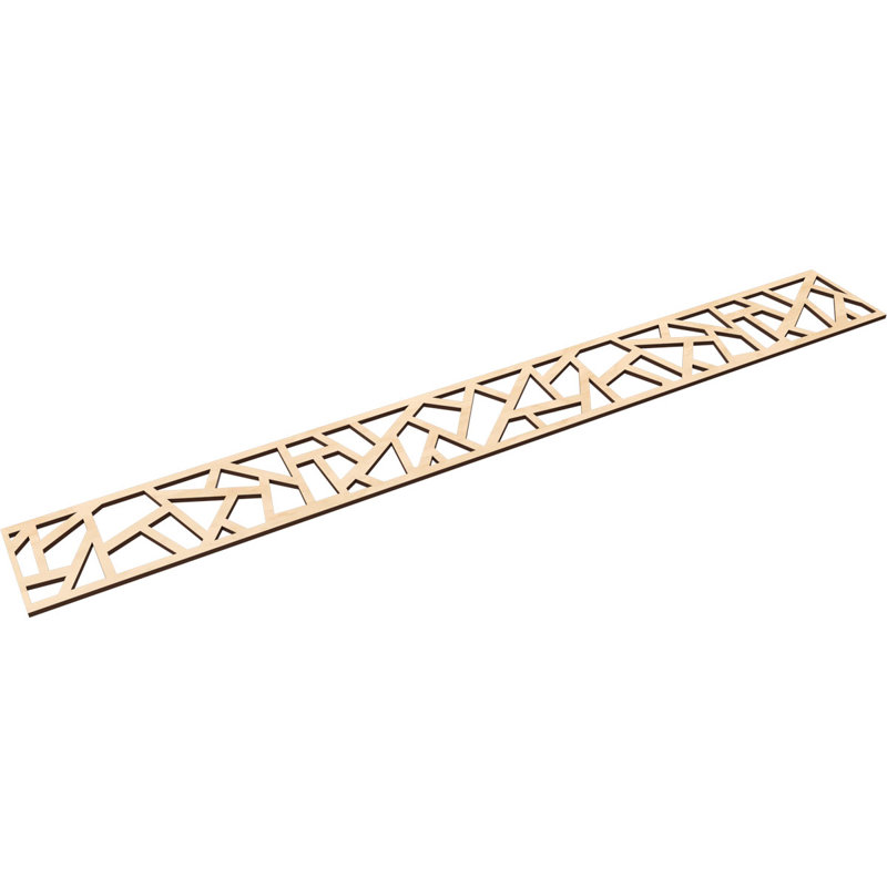 Moulure en bois Harrisburg, Bouleau, H 6 po x l 46,5 po x P 0,25 po