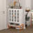 2-Doors Shoes Cabinet with open shelf