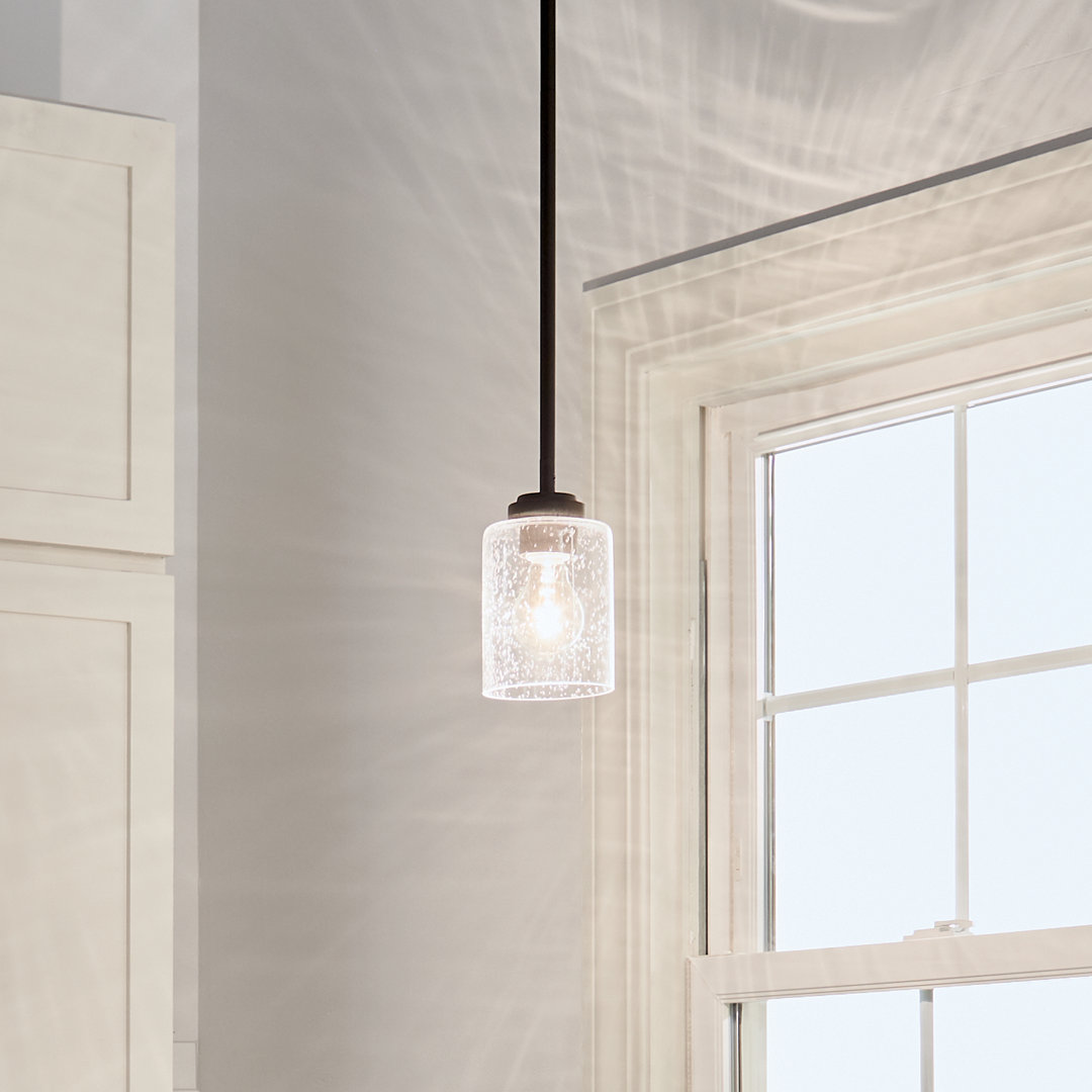 Winslow 1 - Light Silver Single Pendant Kichler Lighting Fixture