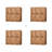 Retro Burlywood Solid Wood Sideboard