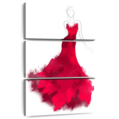 Red Couture Dress