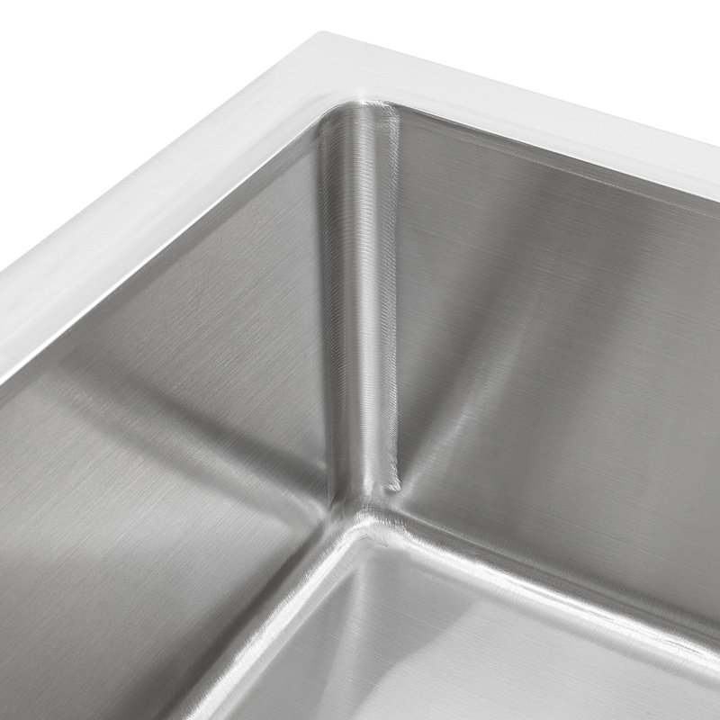 24 " L x 24 " W Silver Floor Service Sink