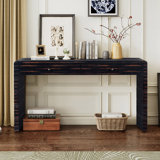 Ephemeral Wooden Entryway Table Console Table With Storage Drawers