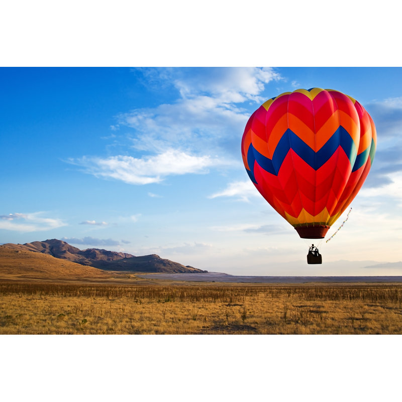 Hot-Air Balloon Rides by Simspix - No Frame Print on Canvas, 20cm H x 30cm W