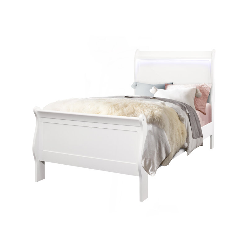 White Twin Bed