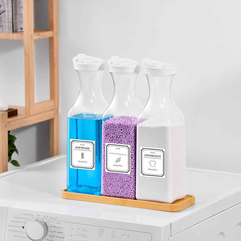 Distributeur de détergent à lessive 54 oz avec plateau