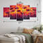 Alan - coquelicots, art mural traditionnel sur toile, diamant
