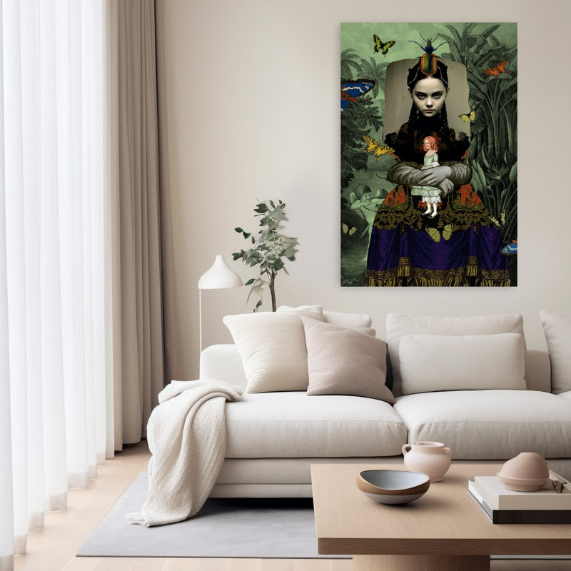 Art contemporain, art mural contemporain, H 60 po x l 40 po