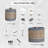Fionola Collection 6-Piece Bathroom Accessories Set – Elegant Organizer for Home & Christmas Decor