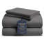 Ensemble de literie 5 pièces 100% coton égyptien à densité de tissage 1000 fils lavande-133793613-133793615