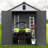 6x8ft Garden Plastic Tool Storage - & Practical Design Backyard Shed Spacious Interior