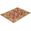 Tapis unique noué à la main Keenan - rouge / beige / bleu, 7 pi 10 po x 10 pi 1 po