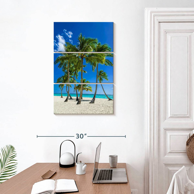 Gillard White Sand Gillard Palms, 32" H x 20" W