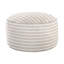 Giese Round Upholstered Outdoor Ottoman with Sunbrella® Cushion