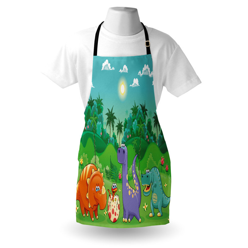 No Pattern Bib Apron