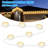 Smart Permanent Outdoor Lights, 50ft with 36 bulbs Warm White String Lights, IP67 Waterproof Eaves Light