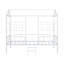 Lit mezzanine simple en métal avec design maison-1573363588