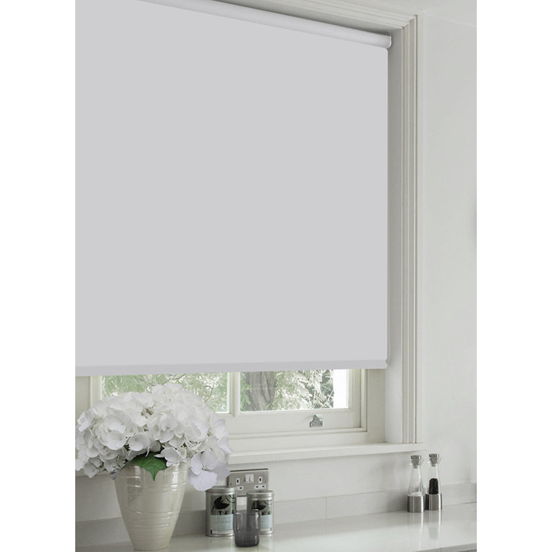 Rideaux occultant sans cordon, L 27 po x L 77 po, Blanc