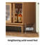Armoire d'appoint en bois massif All Lock