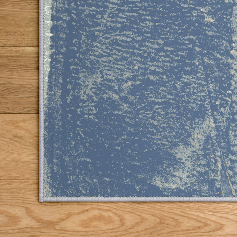 Tapis abstrait lavable Stone Abstract