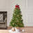 4.5Ft Hinged Tree With 200 Clear Lights-UL