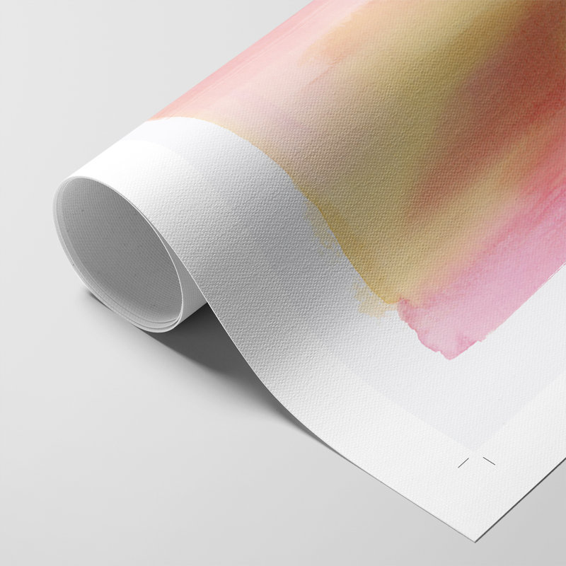 Summer Sherbet Wash I - Impression sur toile seulement - NON-CADRE, H 18 po x l 12 po