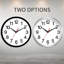 Petite horloge murale silencieuse sans pile