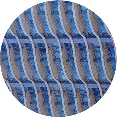 Tapis bleu