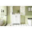 Meuble-lavabo à cadre en bois avec lavabo en résine, tiroir caché et armoire de rangement-1555186741
