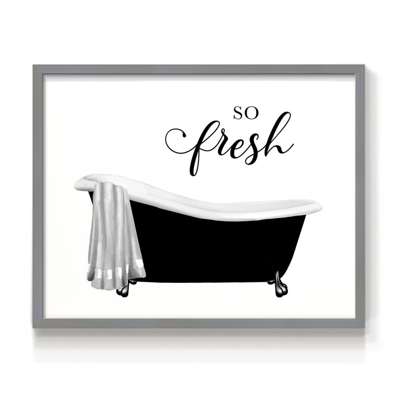 So Fresh -Framed Print - Restickable, Gris, H 11 po x l 14 po