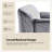Heurich 71" Modern Curved Faux Fur Loveseat with Solid Wood Legs-590068552