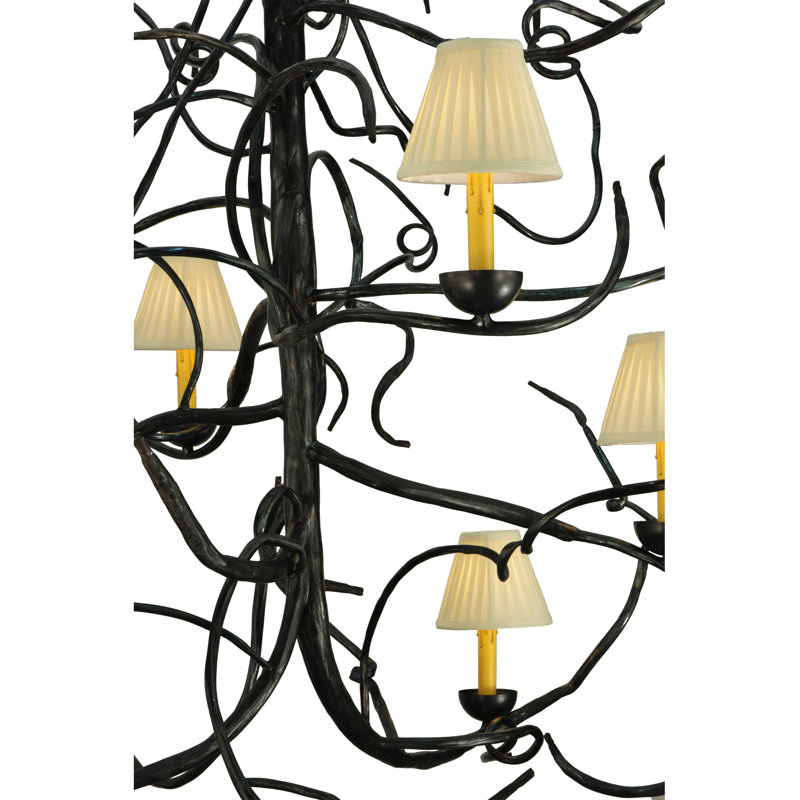 6 - Light Geometric Chandelier