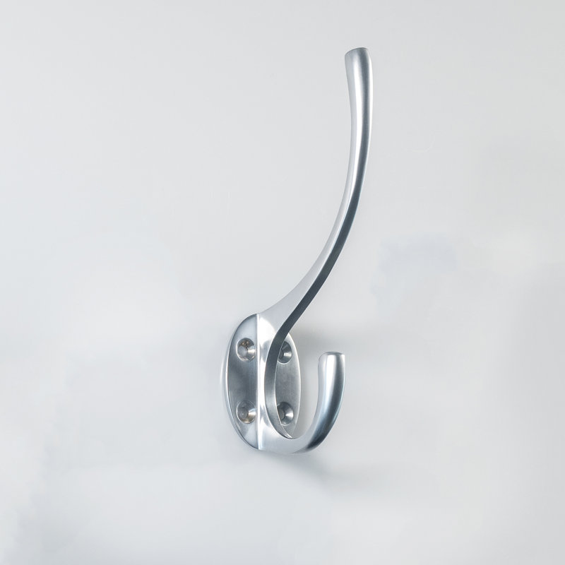 Bettie Metal Wall Wall Hook, Satin Chrome