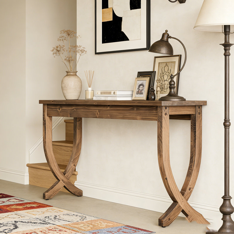 Table d'entrée de style rustique, console