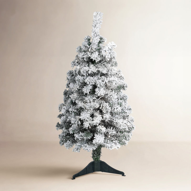 Lighted Artificial Christmas Tree, 4' H