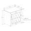 Mobilier de chambre à coucher 1pc