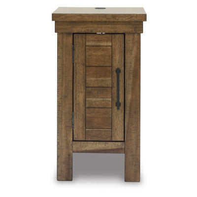 Dysen End Table and Built-In Outlets