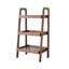 Banc de rangement en chêne de couleur noyer, étagère à chaussures en bois de hêtre à 3 niveaux pour le vestibule, organisateur de rangement de qualité supérieure pour la salle de bain, le salon, la chambre à coucher, le couloir, le patio, la cuisine