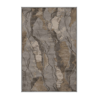 Machine Washable Nature Gray Area Rug