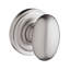 Ellipse Privacy Door Knob with Traditional Round Rose-22034288