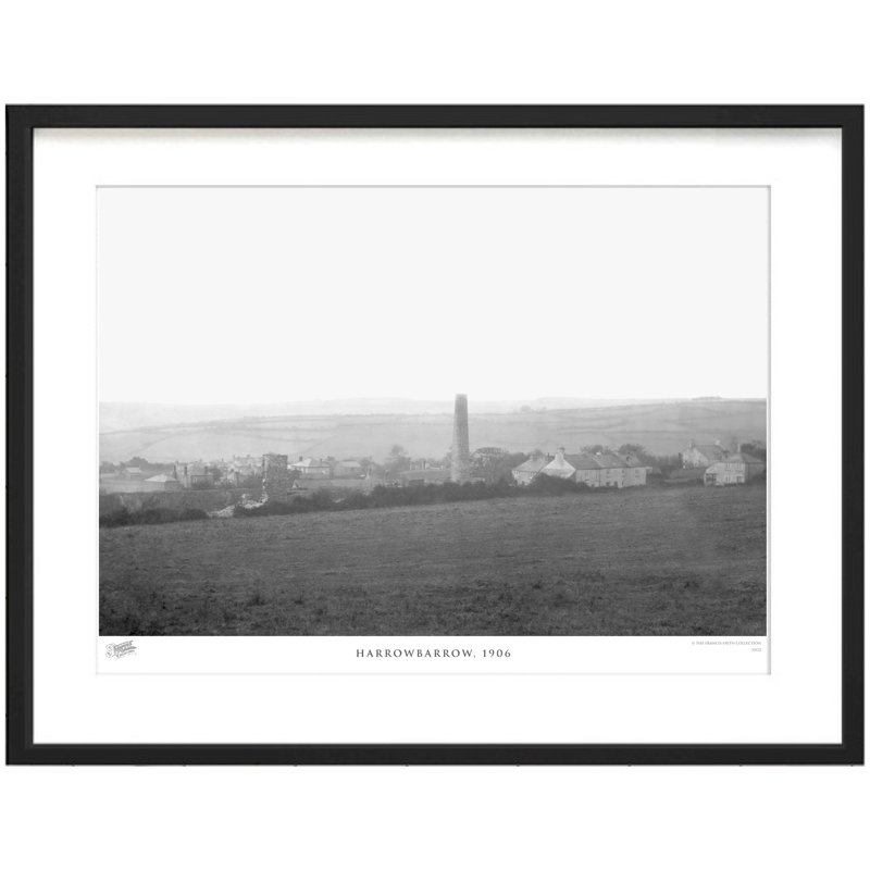 Harrowbarrow, 1906 - Single Picture Frame Print, 45cm H x 60cm W x 2.3cm D