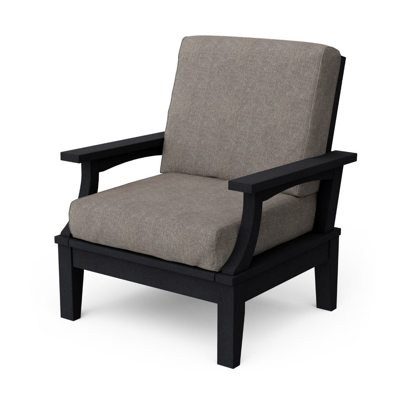 Chaise à assise profonde Heritage, Noir, noir, noir, noir, Gris