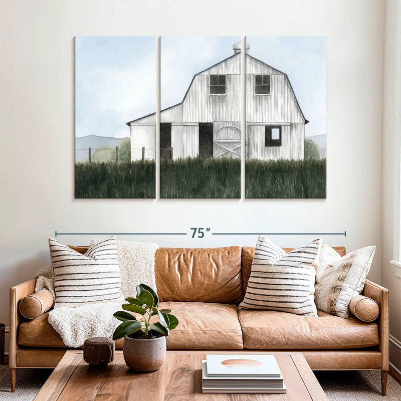 Lilie Bygone Barn II, 42" H x 65" W