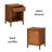 Pablo Solid Wood Nightstand